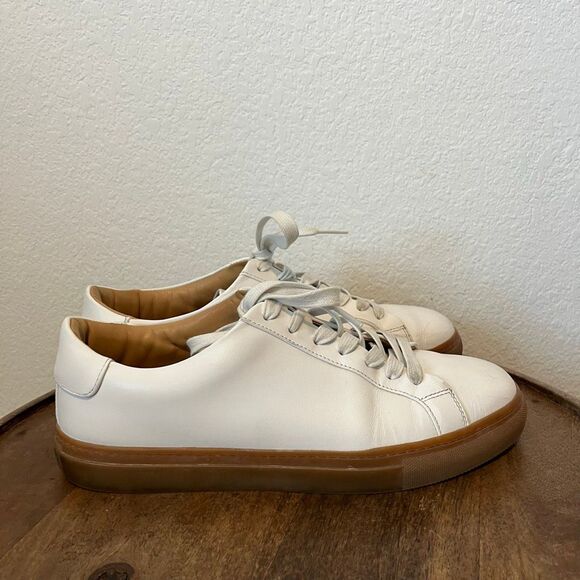Thursday Boot Co. White Leather Legacy Everyday Gum Sole Sneakers Men's Size 9